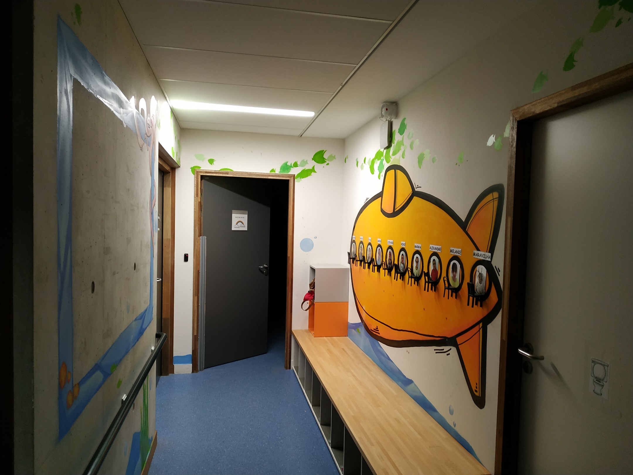 Intérieur d'hôpital moderne